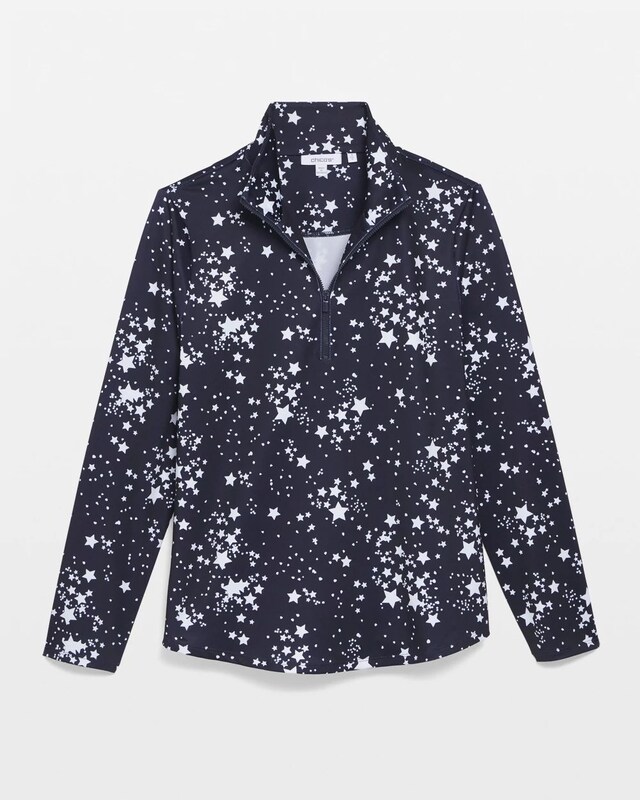 Zenergy UPF Knit Star Half Zip Top - image 5
